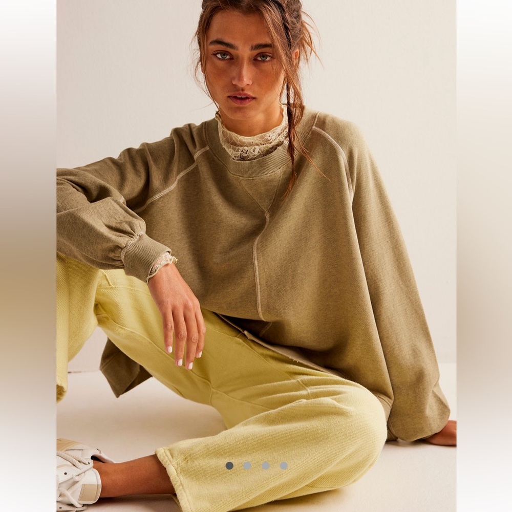Free People Rework it & reverse it sweatshirt